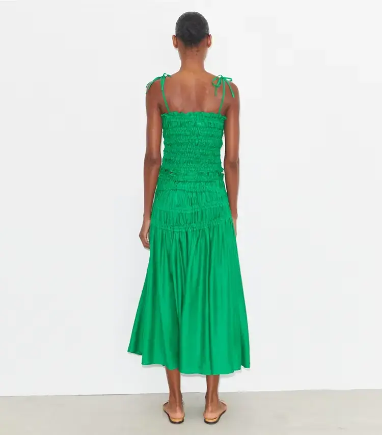 Smocked Viscose Skirt - Image 3