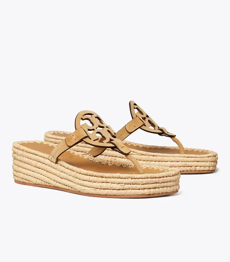 Miller Raffia Wedge