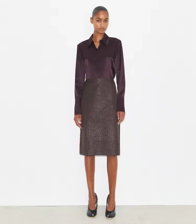Cuffed Silk Shirt - Image 3
