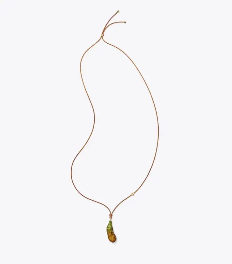 Curiosity Eggplant Pendant