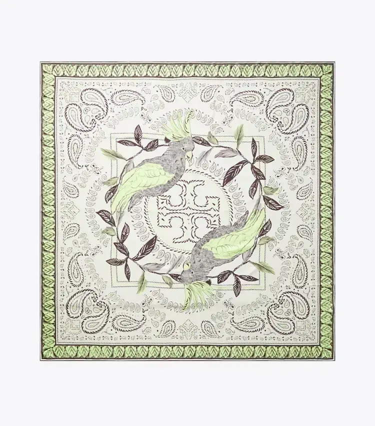Oversized Cockatoo Bandana Square Scarf