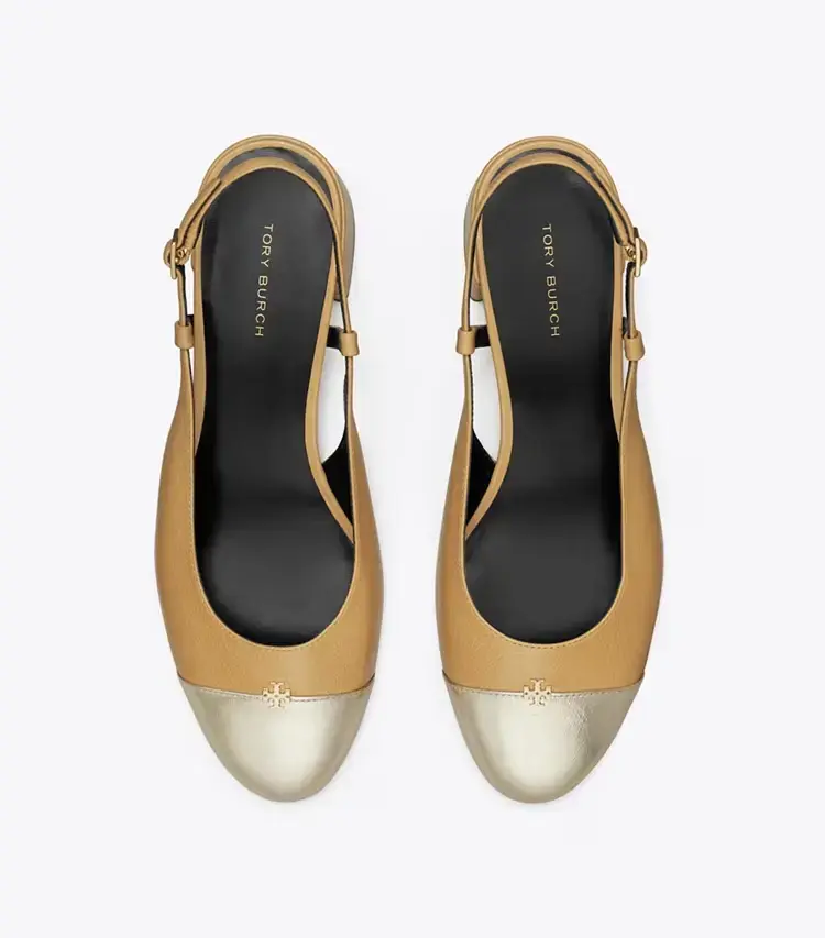 Cap-Toe Slingback Pump - Image 4