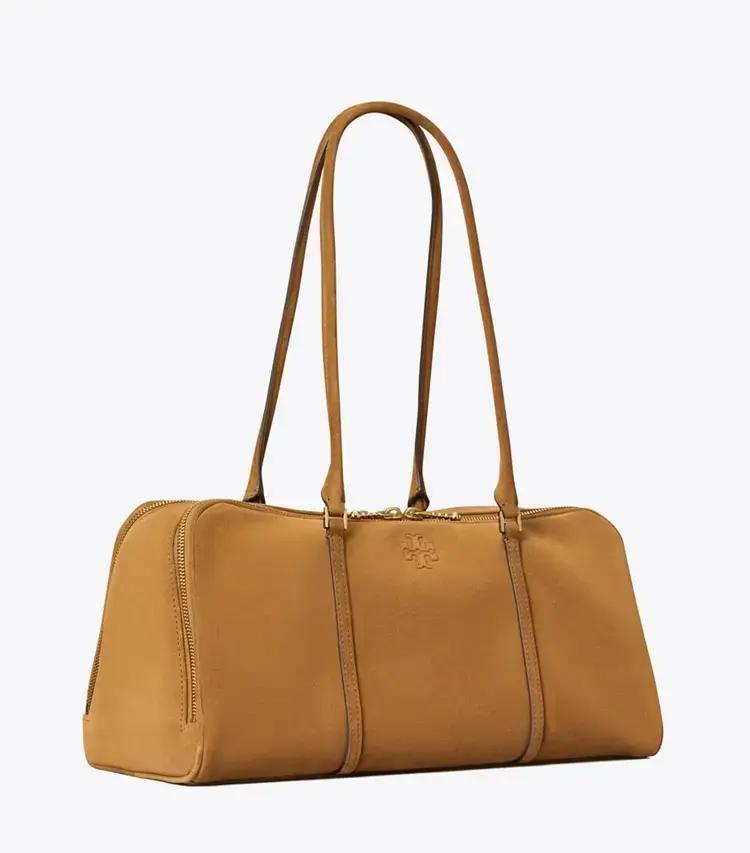 Marshmallow Suede Satchel