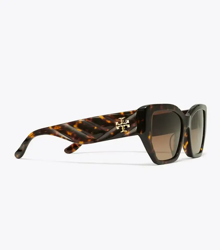 Kira Oversized Geometric Sunglasses - Image 2