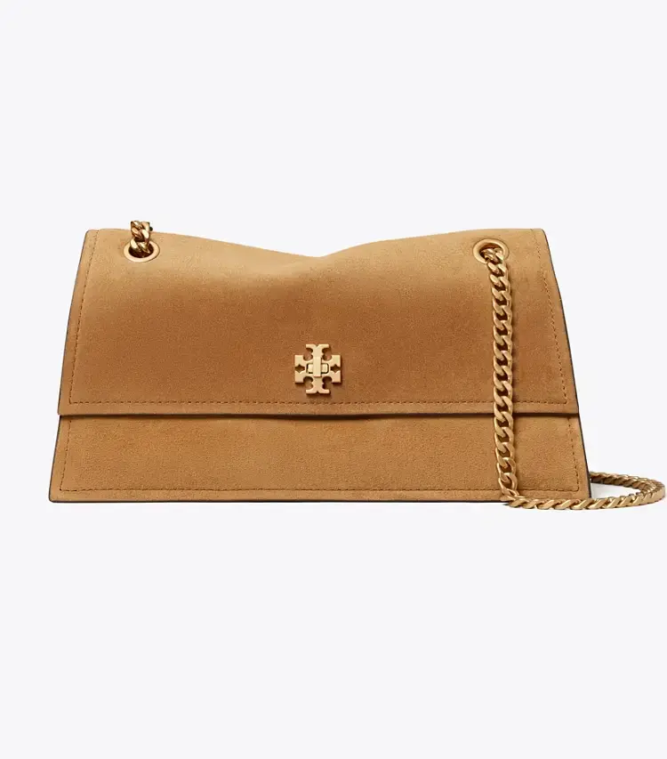 Kira Turnlock Suede Shoulder Bag - Image 4