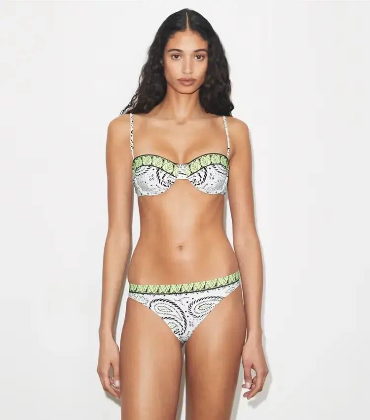 Printed Underwire Bikini Top - Image 2