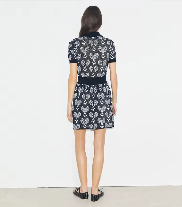 Racquet Mesh Dress - Image 4