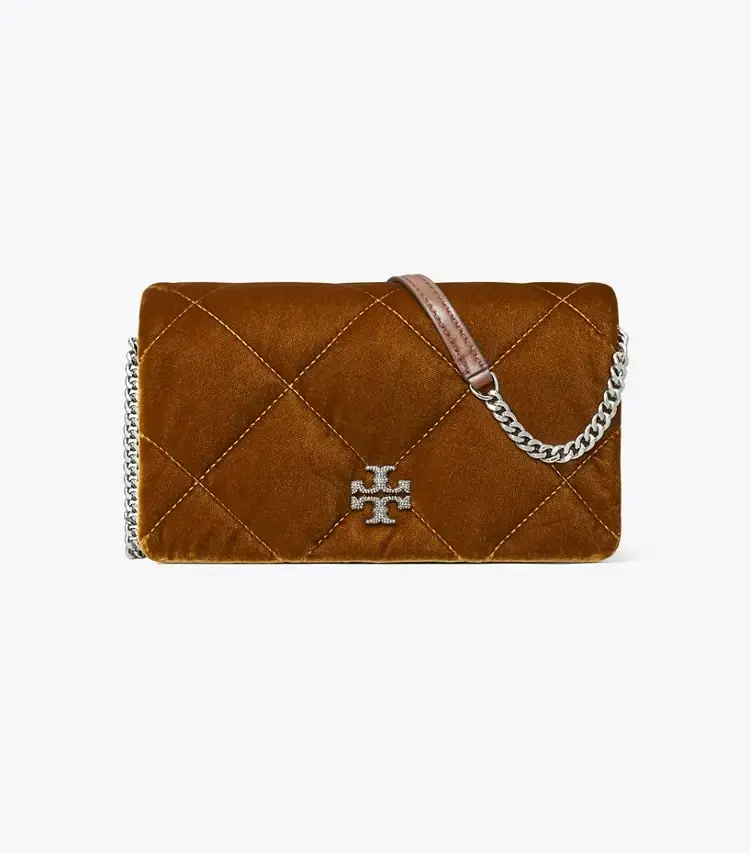 Kira Diamond Quilt Velvet Crossbody - Image 3