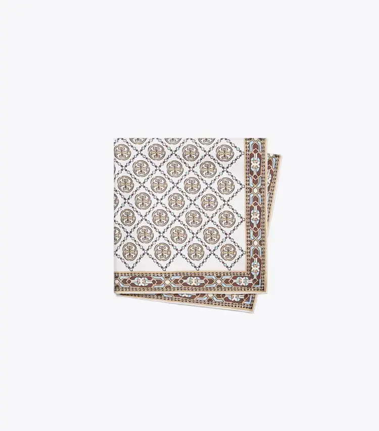 Deco T Monogram Neckerchief - Image 3