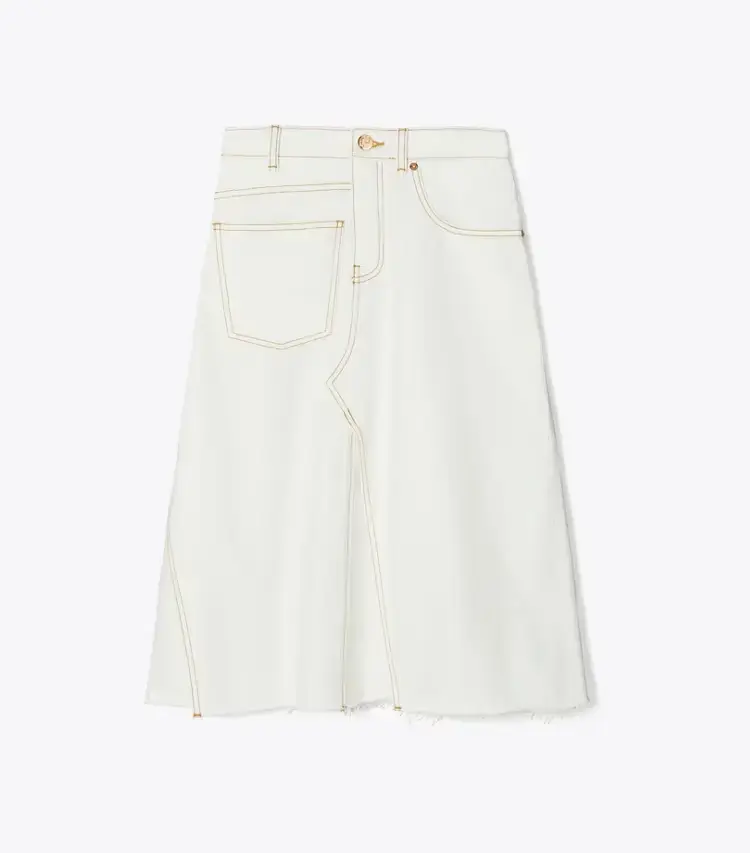 Denim Deconstructed Skirt