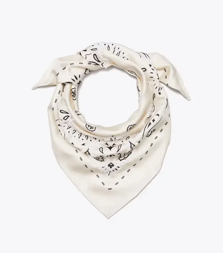 Beaded Bandana Triangle Scarf - Image 3