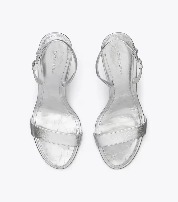 Double T Buckle Heel Sandal - Image 4