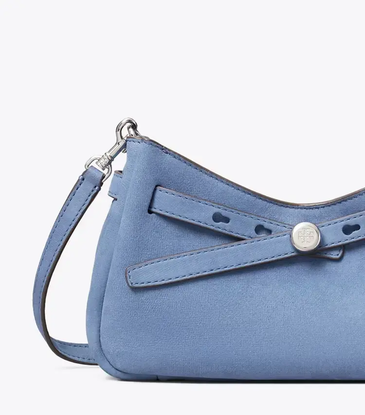 Romy Nubuck Zip-Top Crossbody Bag - Image 4