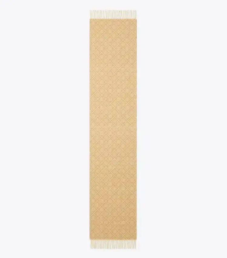 T Monogram Oblong Scarf