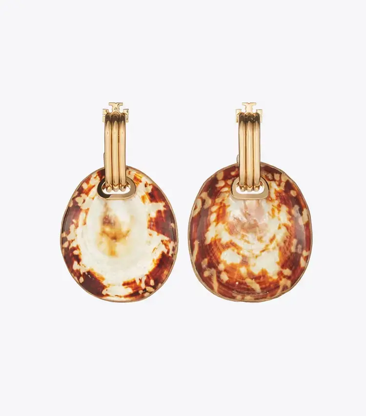 Runway Shell Drop Earrings