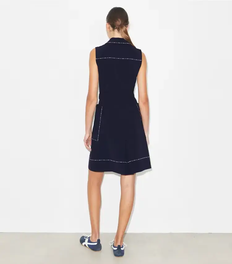 Pick Stitch Stretch Golf Dress - Image 4