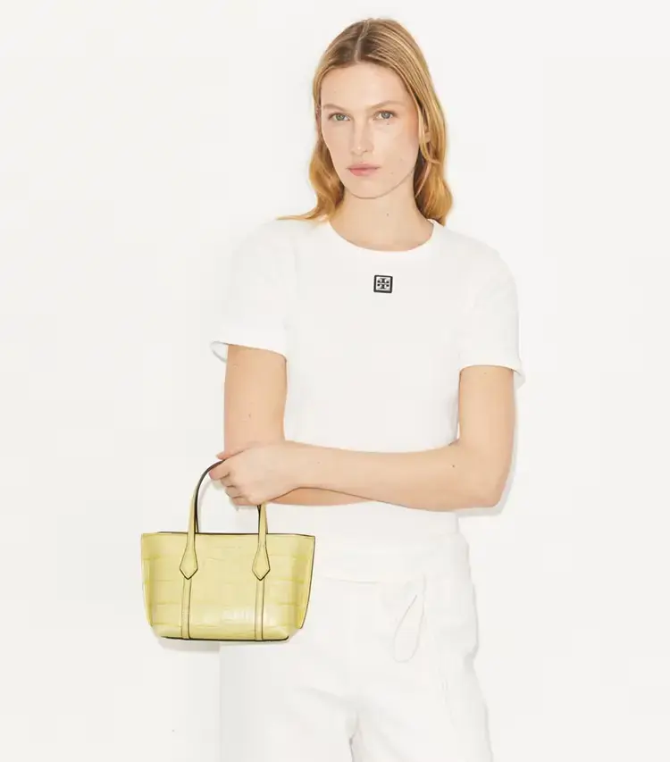 Mini Perry Embossed Tote - Image 3