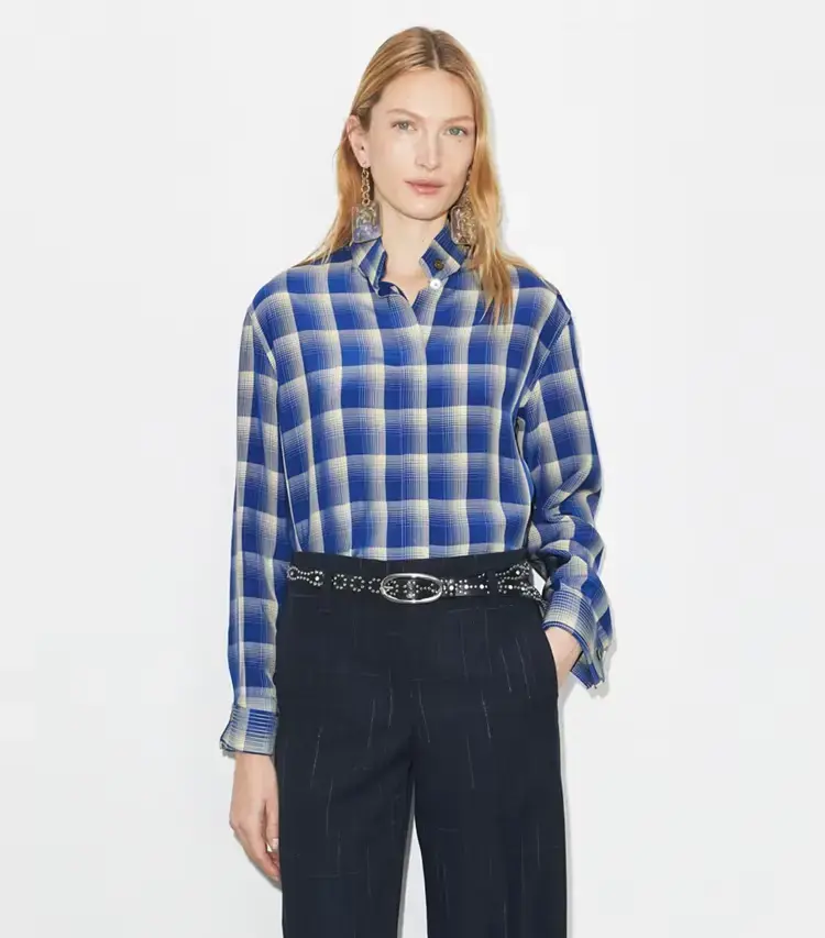 Plaid Viscose Shirt - Image 2