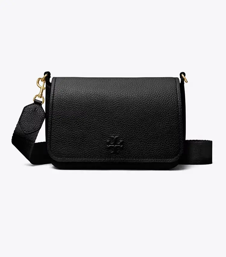 Leather Flap Crossbody - Image 2