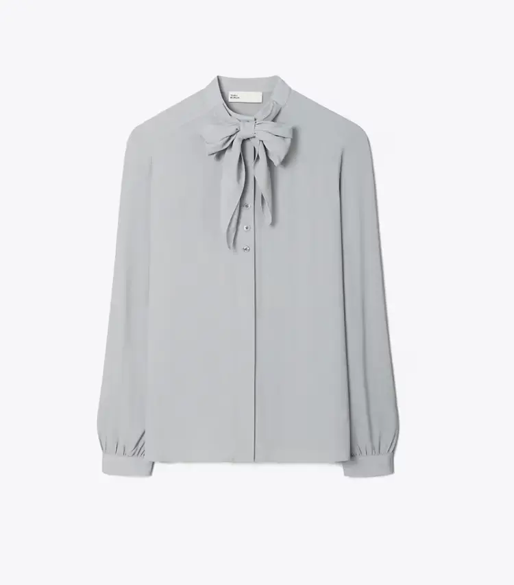 Georgette Bow Blouse