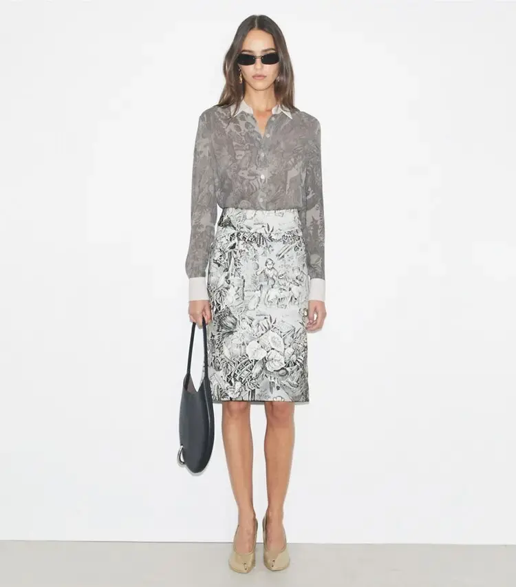 Printed Viscose Shirt - Image 3