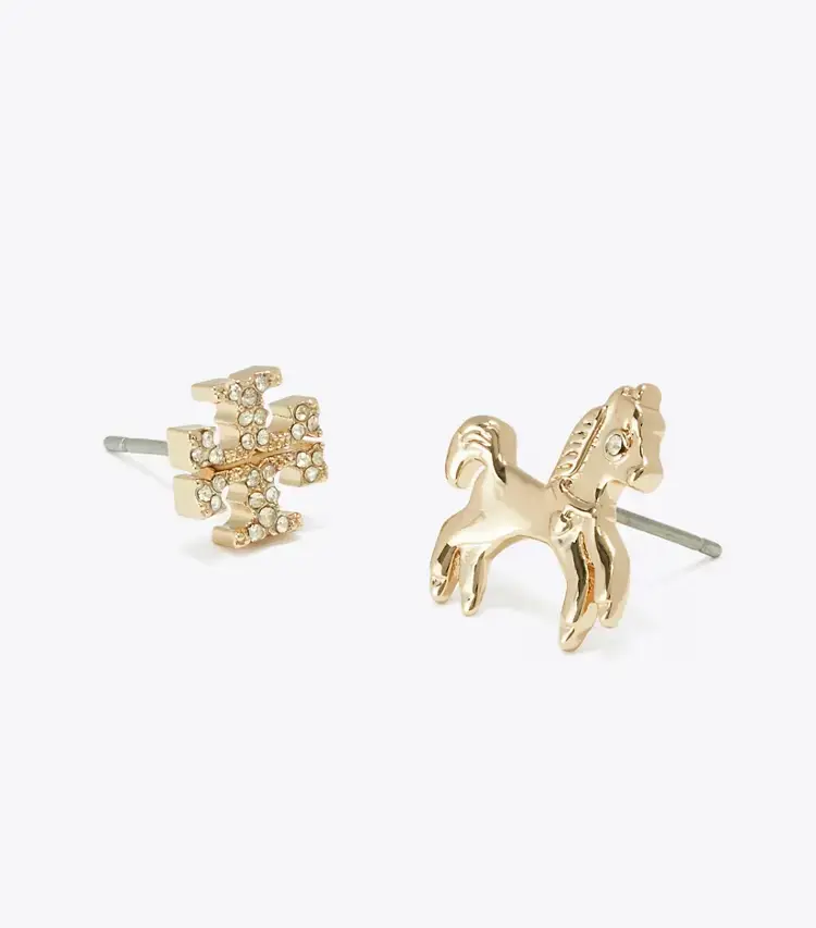 Curiosity Horse Stud Earring Set - Image 2