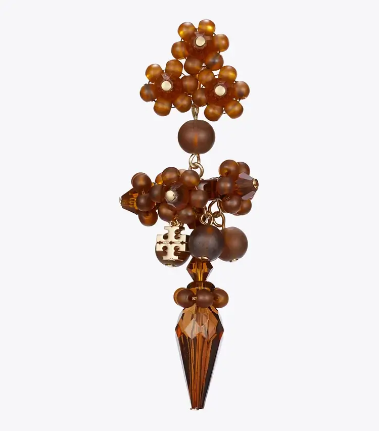 Curiosity Beaded Linear Earrings - Image 2
