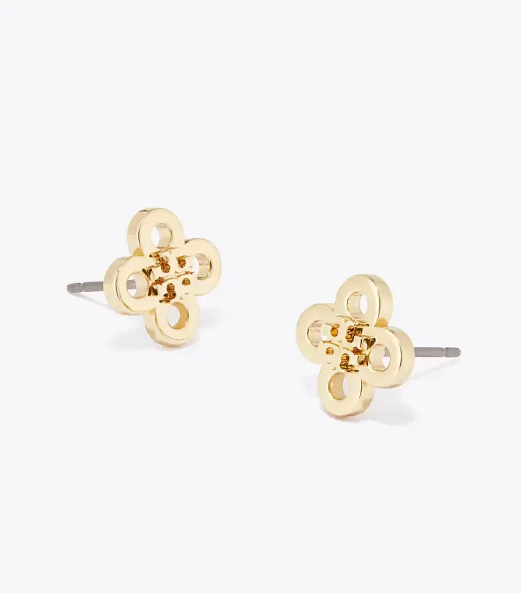 Forget Me Not Clover Stud Earring - Image 2