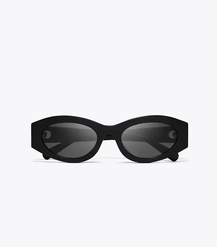 Pierced Oval Sunglasses - Image 3