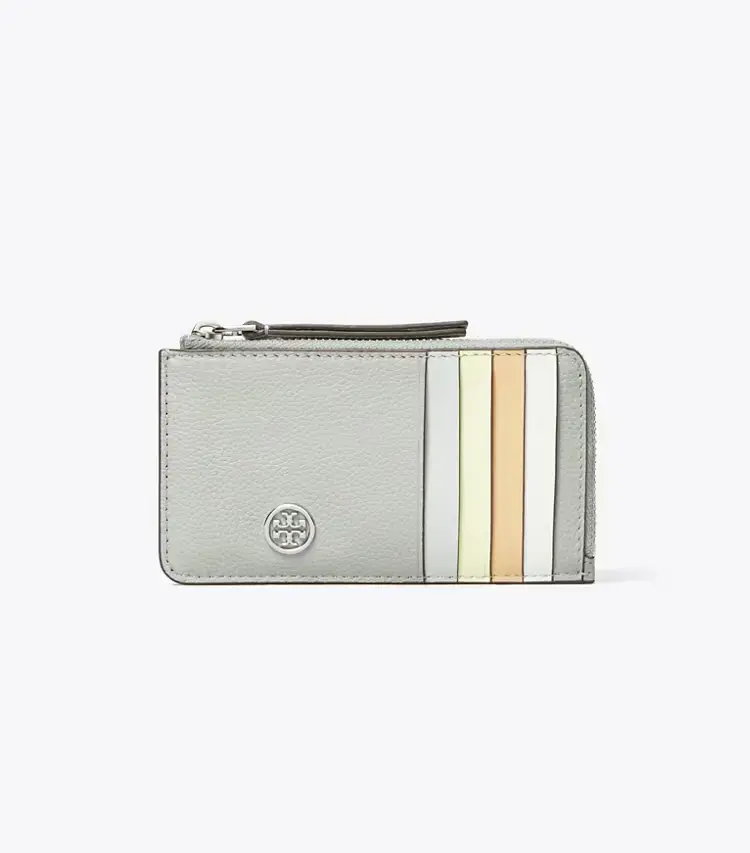 Robinson Pebbled Top-Zip Card Case - Image 2