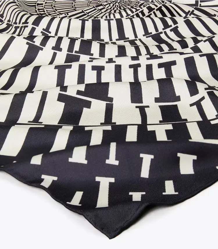 T Circle Silk Square Scarf - Image 2