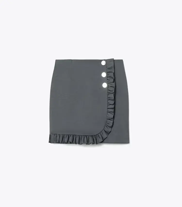Nylon Ruffle Skirt