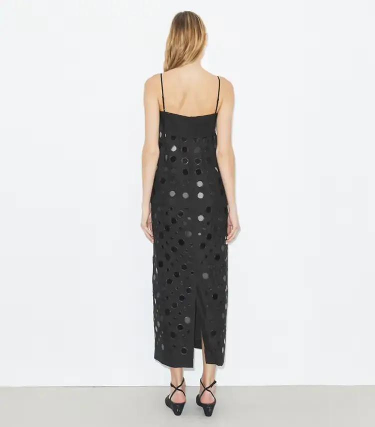 Layered Hand-Done Mirrorwork Dress - Image 3