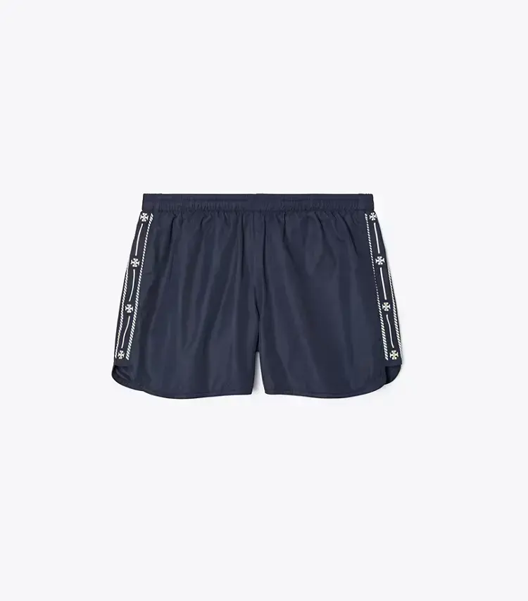 Embroidered Logo Nylon Short