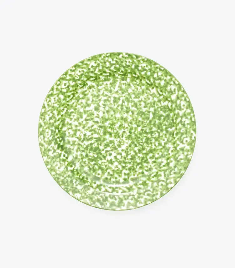 Spongeware Canape Plate, Set Of 6