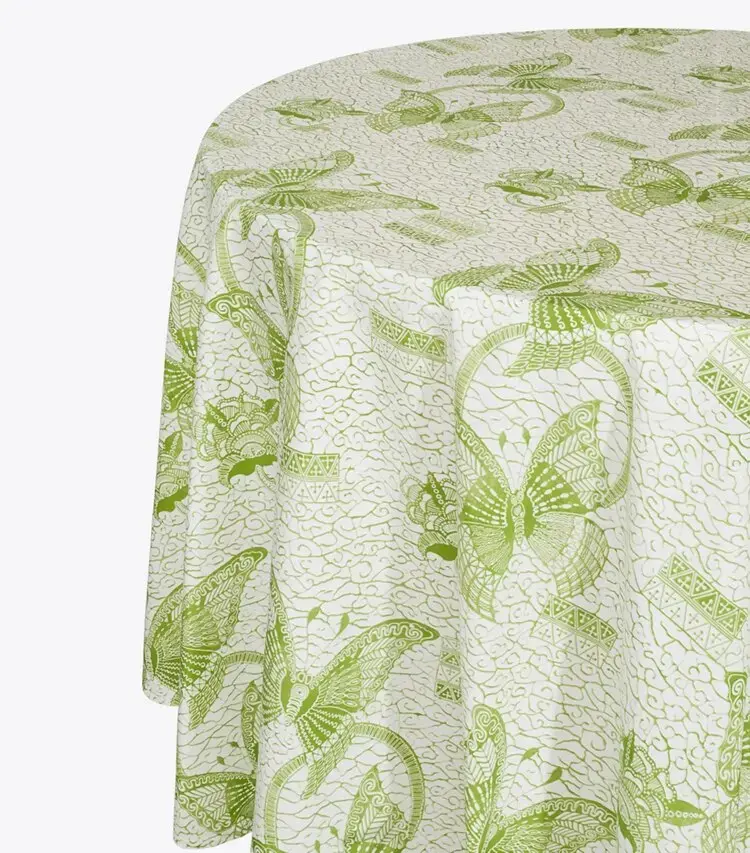 Butterfly Batik Round Tablecloth, 108" - Image 2