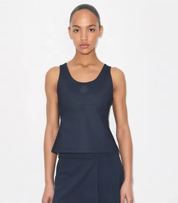 Embossed Logo Tennis Tank - Image 2