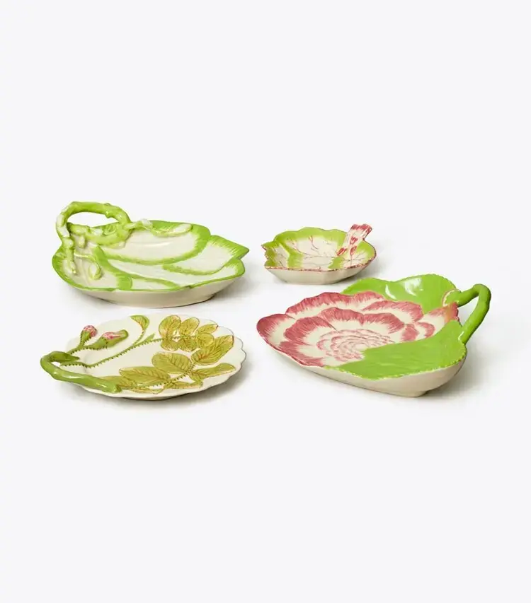 Decorative Leaf Plates, Set Of 4 - Image 2