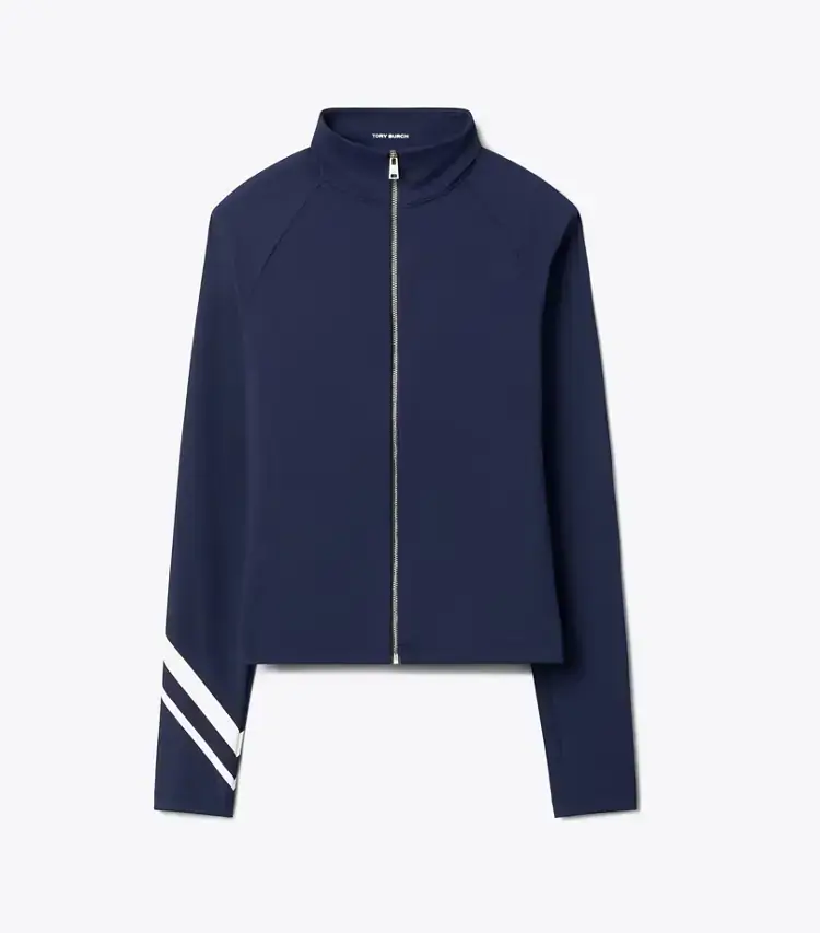 Chevron Full-Zip Jacket