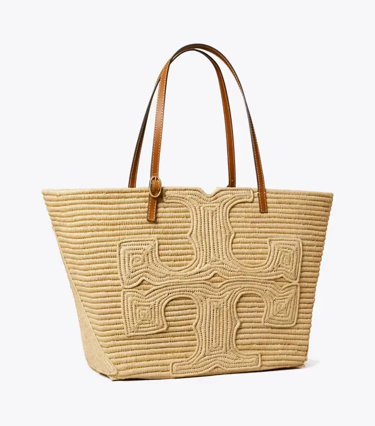 Tory Burch X Doum For Women Large Ella Raffia Tote