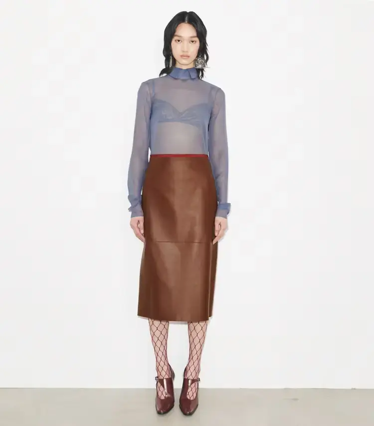 Silk Collared Top - Image 3