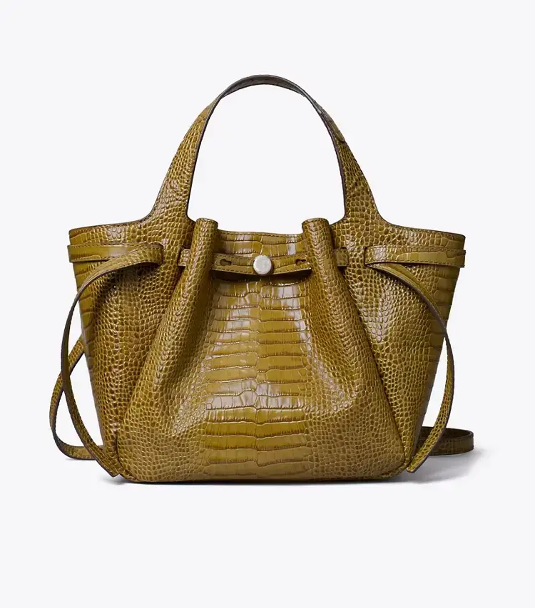 Small Romy Croc-Embossed Tote - Image 4