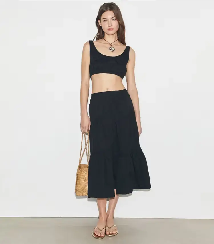 Cotton Tank Crop Top - Image 2