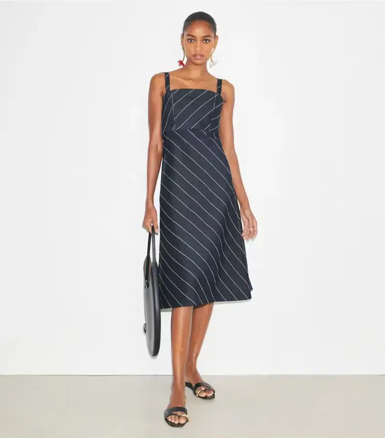 Striped Cotton Dress - Image 2