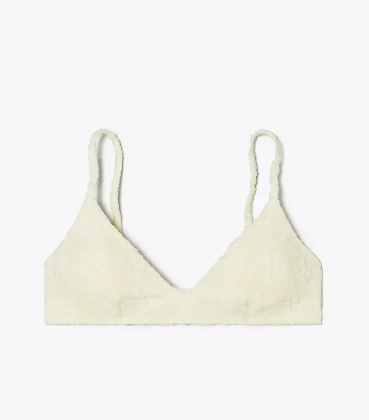Terry Logo Bikini Top
