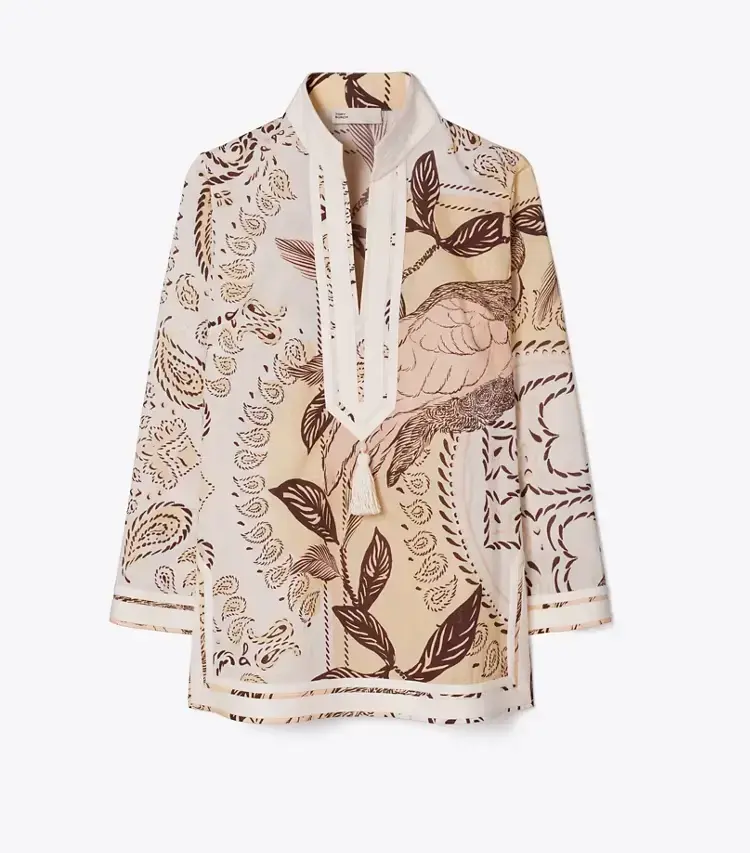 Printed Cotton Tory Tunic
