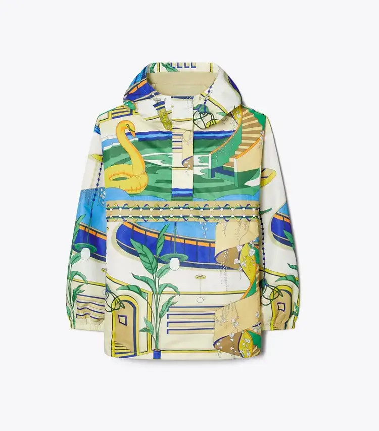 Nylon Half-Zip Anorak