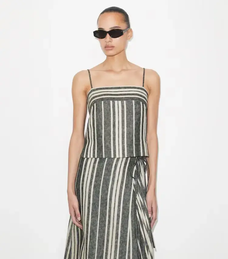 Linen Slip Tank Top - Image 2