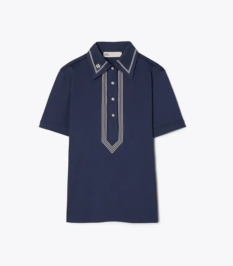 Mercerized Cotton Retro Polo