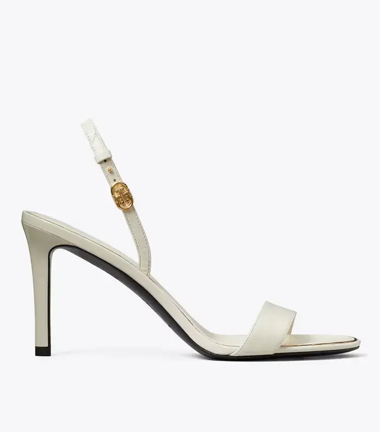 Double T Buckle Heeled Sandal - Image 3